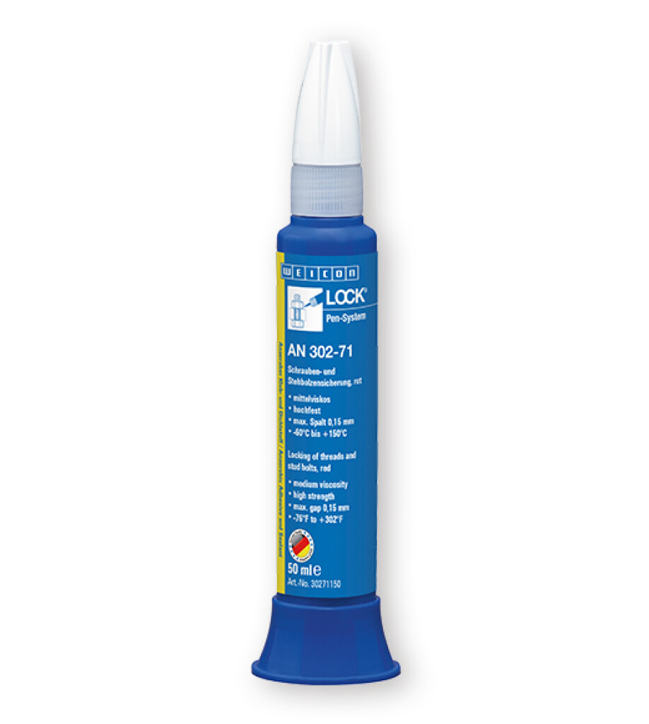 WEICONLOCK® AN 302-71 Schrauben- und Stehbolzensicherung # 10017886  50 ml. Pen System hochfest